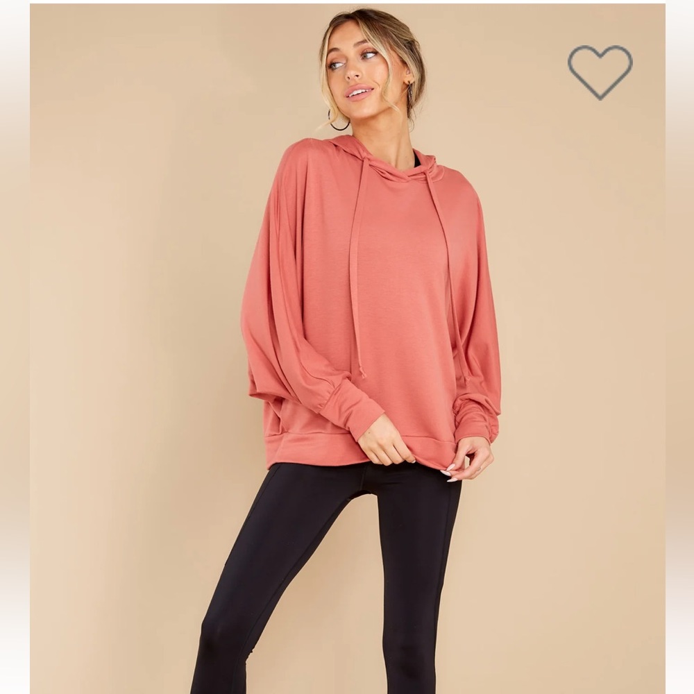 Meet at the Movies Coral Hoodie